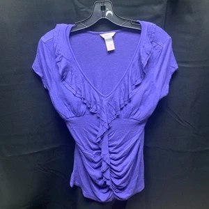 Chemisier haut hippie Candies Classic Y2K années 2000 - Femme taille L violet - Photo 1/6