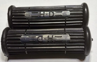 Qty-2 NOS Harley Davidson M-50 Sprint Footrest Foot Peg Rubber Set 50942-65P Foto 1 de 3