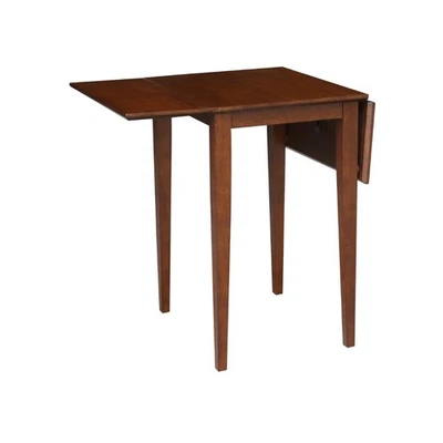 , Small Drop Leaf Dining Table with Dual 9" Drop Leaf, Solid Real Wood, Sturd... - Image 1 of 4