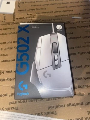 Logitech - G502 X Wired USB Gaming Mouse with HERO 25K Sensor - Wired - White - Image 1 of 2