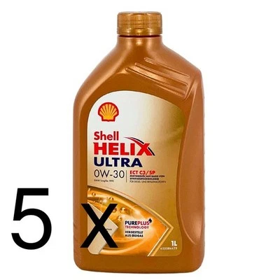 Shell Helix Ultra ECT C3 SP 0W-30 5x1 Liter - Bild 1 von 2