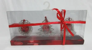 New Set of 3 St. Nicholas Square Ornament Frames Christmas Holiday Kohls - Picture 1 of 7