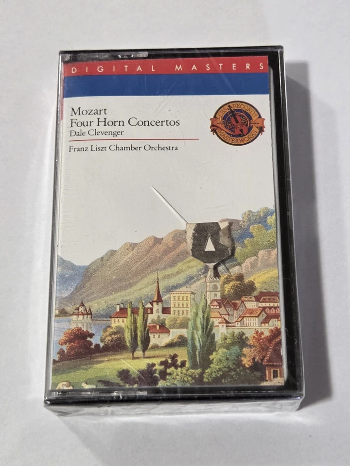 NEW SEALED Vintage 1989 Mozart: Four Horn Concertos Music Cassette Tape  - Image 1 of 4