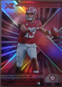 2022 Panini Chronicles/Draft Picks Alabama Crimson Tide Tua Tagovailoa #24 Pink - Picture 1 of 2