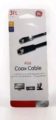 GE 3ft RG6同轴电缆 — 第 1/2 张图片