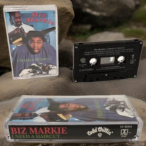 •BIZ MARKIE ~ I NEED A HAIRCUT• (1991 OG PRESSING) (CASSETTE TAPE) (2) - Picture 1 of 6