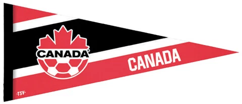 TEAM CANADA SOCCER World Cup 2022 Football Team Premium Felt Collector's PENNANT Cover