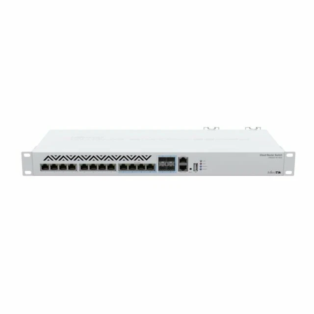 MikroTik CRS312-4C+8XG-RM 8-Port 10G RJ-45 Ethernet Switch