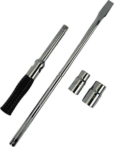 AA AA1506 Wheel Wrench, Silver  with black handle - Picture 1 of 4