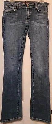 Fossil Jeans Mujer 30 Azul Lavado Oscuro Ajustado Hecho en USA Preppy Classiccore Foto 1 de 4
