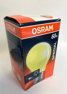 OSRAM SPECIAL INSECTA  Yellow  E27 230V 60W gelb Glühlampe 60W - Bild 1 von 2