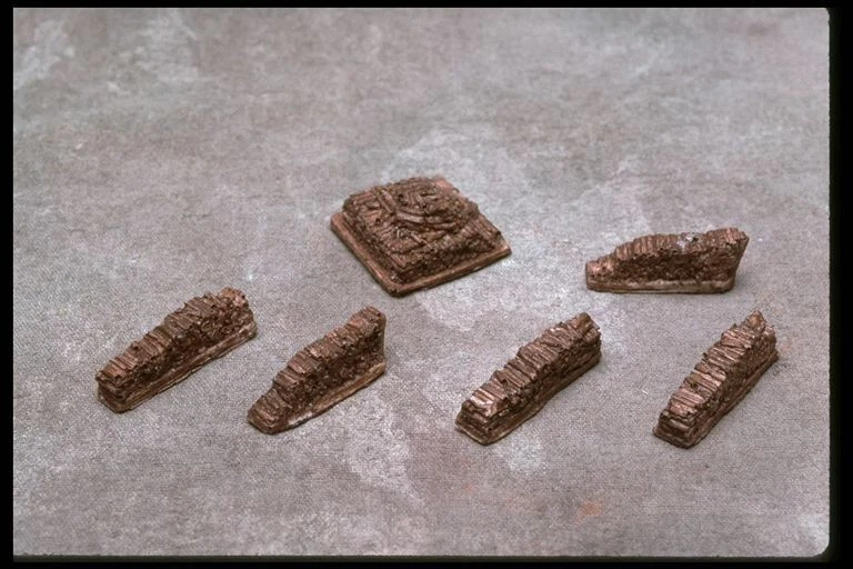 SMC-405 6 Piece Wood Pile Set  N-Scale   (unfinished) - Image 1 of 1