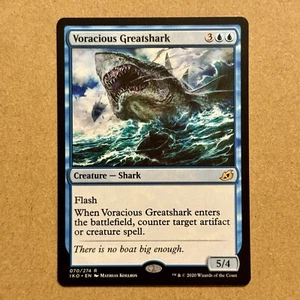 B3G3 ~ MTG ~ Voracious Greatshark ~ IKO Ikoria Lair of Behemoths ~ #070 ~ NM - Picture 1 of 2