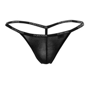 Underwear: Doreanse 1330-BLK Ribbed Modal T-thong - Picture 1 of 6