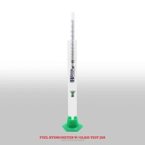 Fuel Hydrometer w/ Glass Test Jar Tests Diesel, Gasoline, Methanol, Biofuel - Picture 1 of 2