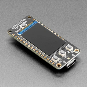 Adafruit ESP32-S2 Reverse TFT Feather, 4MB Flash, 2MB PSRAM, WiFi/WLAN, QT, 5345 - Picture 1 of 5