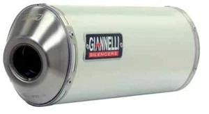 73672A2 Terminale Scarico Giannelli MAXI OVAL Alluminio Aprilia ATLANTIC 500 - Picture 1 of 1