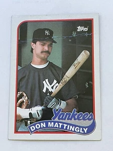 Topps Tiffany Don Mattingly 1989 #700 New York Yankees - Imagen 1 de 2