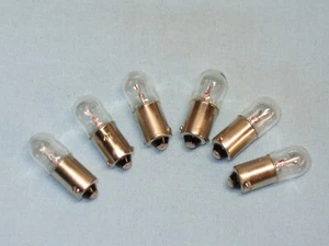 (Qty 6) #47 ~ MINIATURE LIGHT BULB ~ (Qty 6) - Picture 1 of 7