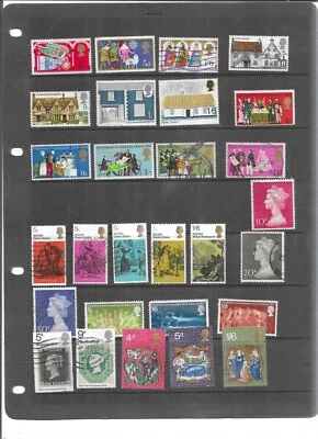 GREAT BRITAIN 1969- 1970. SELECTION OF 28. VERY FINE USED. AS PER SCAN. - Image 1 of 3