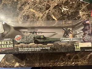 FORCES OF VALOR DIE CAST AH-64A APACHE HELICÓPTERO DE ATAQUE 1991 Kuwait - Imagen 1 de 5