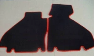 Fussmatten für Ferrari testarossa Autoteppiche schw/rot - Bild 1 von 1