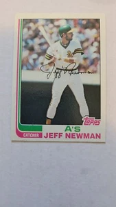 Topps Jeff Newman 1982 #187 casi nuevo - Imagen 1 de 1