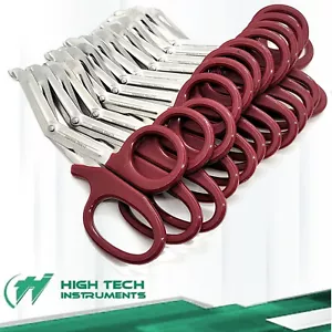 12 PAIRS PARAMEDIC EMT TRAUMA SHEARS SCISSORS FIRST AID 7.25" STAINLESS STEEL CE - Picture 1 of 3