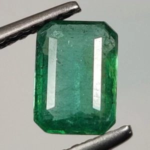 0.69 CT - Natural Zambian Emerald Octagon Shape Nice Luster Gem - 7592 - Picture 1 of 2