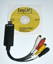 Easycap USB 2.0 Audio Video VHS to DVD Converter Scart RCA Cable Capture Card US