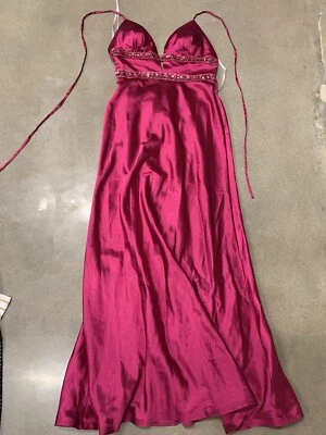 Vestido trompeta Xscape by Joanna Chen con cuentas rosa de graduación talla 10 para mujer’s Foto 1 de 4