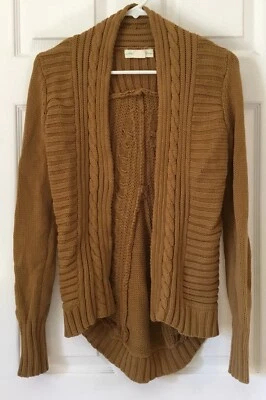Cárdigan Suéter Pequeño Urban Outfitters STARING AT STARS Marrón Grueso Tejido L/s Foto 1 de 3