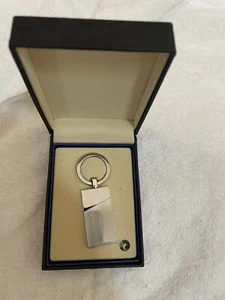NIB  Colibri Key Ring Satin Polished Steel - Picture 1 of 5