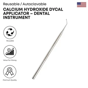Calcium Hydroxide Dycal Applicator Stainless Steel Dental Instrument - Picture 1 of 2