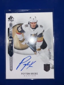 2020-21 UD SP Authentic Future Watch Auto Peyton Krebs 761/999 Buffalo Sabres - Bild 1 von 2