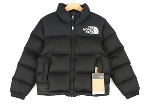 THE NORTH FACE 1996 Retro Nuptse Junior Jacket XS Black 700 Down Filled Quilted - Picture 1 of 16