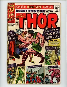 Viaje al Misterio Anual #1 1965 Marvel GD Bajo Grado 1ª Aplicación Hércules - Imagen 1 de 8