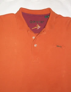 Orvis Flyfishing Long Sleeved Sweatshirt in Rust / Burnt Orange Size L (XXL) - Picture 1 of 8