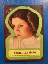 1977 Topps Star Wars Stickers Princess Leia #2- Top-Loaded