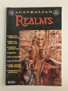 Australian Realms RPG Magazine Issue #19 Magic vs Spellfire AD&D Ed Greenwood - Imagen 1 de 1