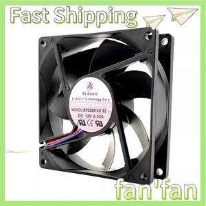 BP922512H 1X Bi-Sonic BP922512H 02 9225 12V 0.32A 9cm Dual Ball Case Cooling Fan - Picture 1 of 2