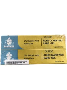 OUHOE Acne Clarifying Care Gel 2% Salicylic Acid 20g Skincare Treatment 2pcs - Picture 1 of 2
