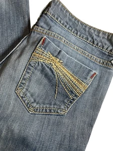 Ariat Ruby Bootcut Jeans Womens 30 X 31.5 Blue Denim Stretch Cowgirl Western - Picture 1 of 4