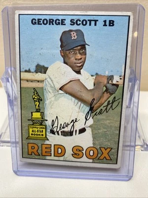 1967 Topps #75 George Scott Red Sox All Rookie #1 EX   - Image 1 of 2