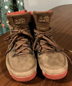 The North Face Back-To-Berkeley Redux Leather  Brown Hiking Boots Mens 13 - Picture 1 of 9