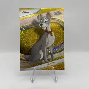 2025 Tops Chrome Disney Tramp 42/50 Gold Mini Diamond Refractor - Picture 1 of 3