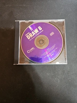 Vintage 1997 Corel Draw 8 Graphics Editing Software CD Windows 95 & NT - Image 1 of 4