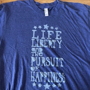 Vintage National Archives Constitution T Shirt Blue Medium - Picture 1 of 5