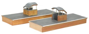 R7287 Hornby Skaledale OO Gauge Platform Island x 2 (Pre-Owned) - Picture 1 of 1