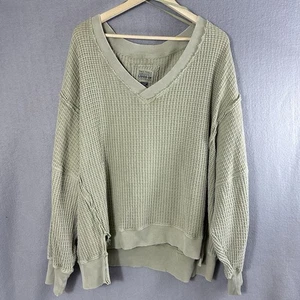 American Eagle Lumberjane Waffelstrick-Top Damen XL "Seriously Lived In" - Bild 1 von 7